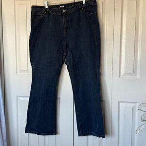 Liz & Co. Woman Sz 20W STRETCH JEANS Medium Wash NWOT